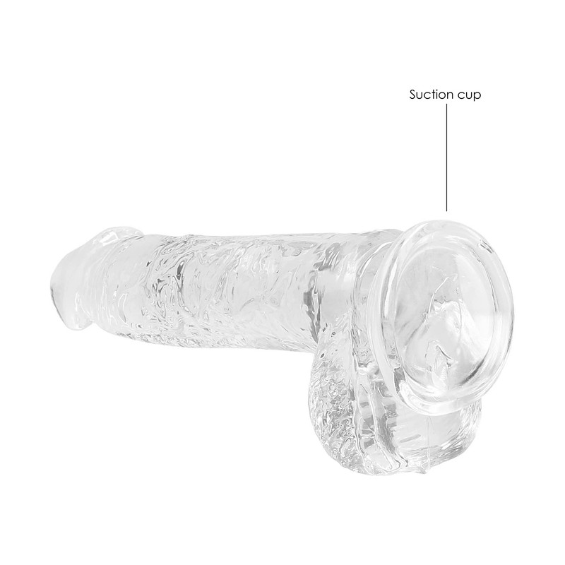 RealRock - Realistyczne dildo z jądrami 15 cm